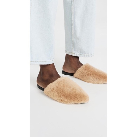 Jenni Kayne Shearling Mules - Picture 1 of 12